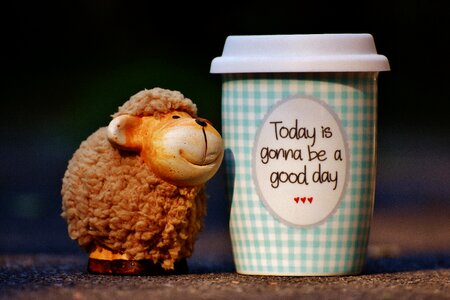 Joy coffee cup