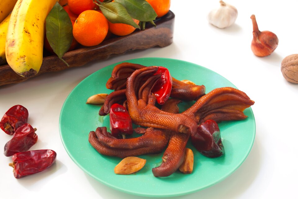 Red pepper garlic fruit