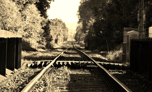 Travel track railroad photo