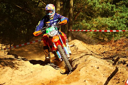 Motorcycle cross motocross ride
