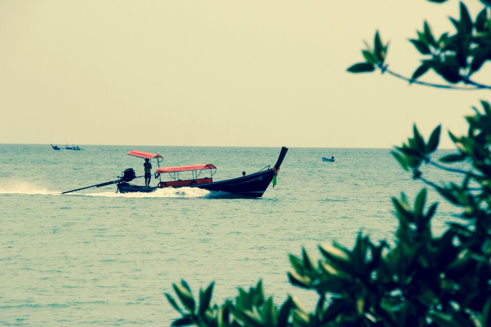 Water fishing ship photo