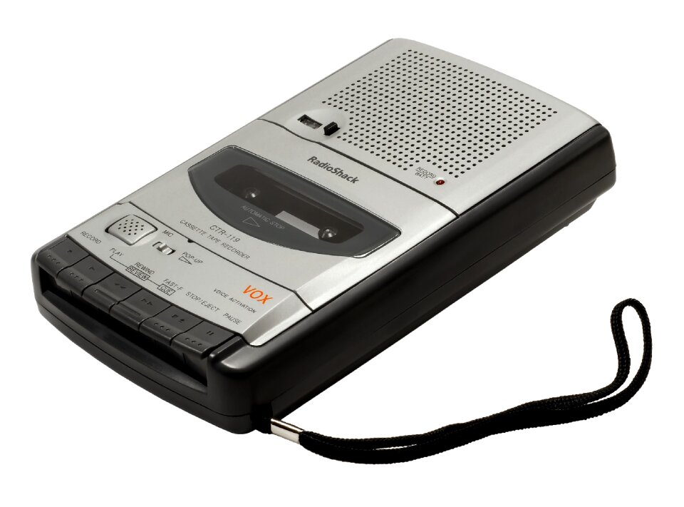 Radioshack handheld recorder work