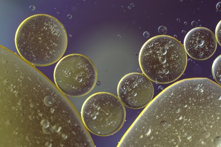 Texture macro oil