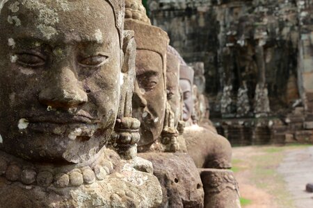Angkor wat sculpture khmer photo