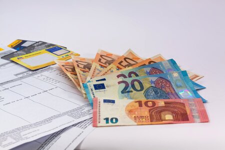 Europe dollar bill financial world