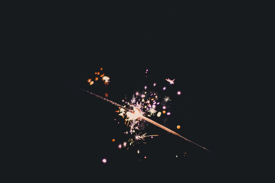 Celebration close-up dark