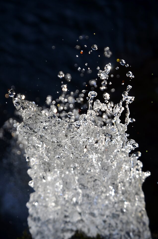 Motion splash time-lapse
