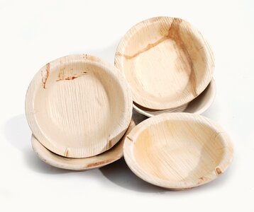 Dishware wooden deep