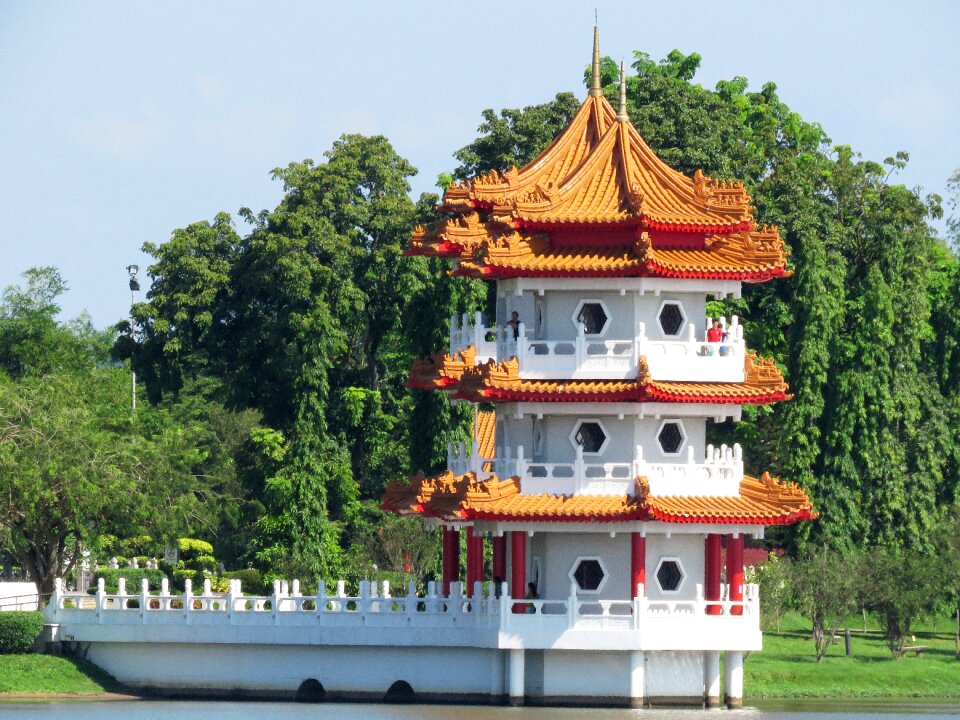 Singapore chinese garden afternoon