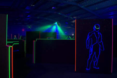 Sports hall lasertag arena team sport
