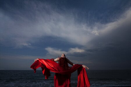 Sky art young model