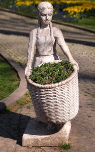 Garden decoration stone figure sculpture photo