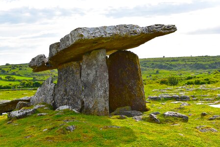 Stone burial burren photo