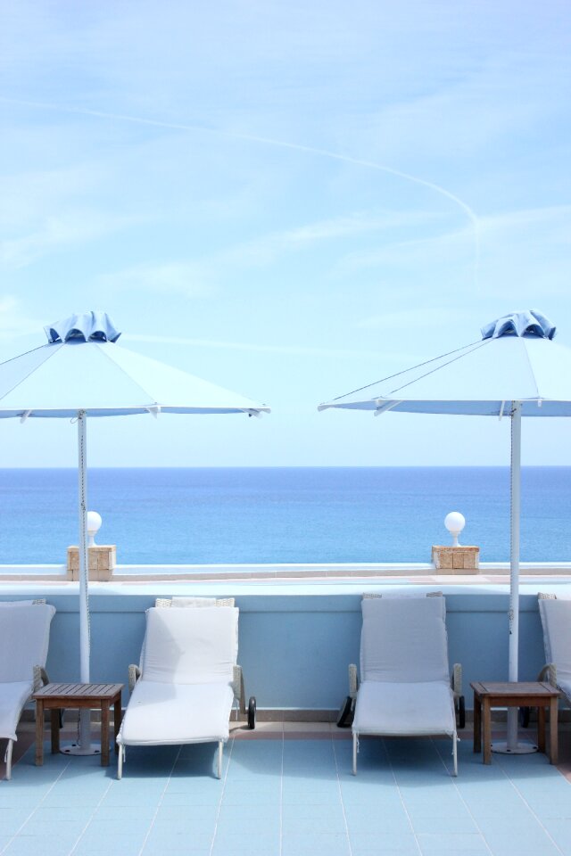 Sunbathing relaxation luxury hotel