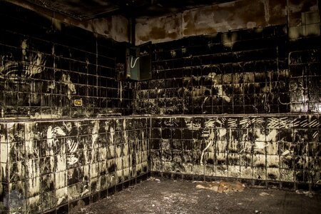 Lost place old scruffy