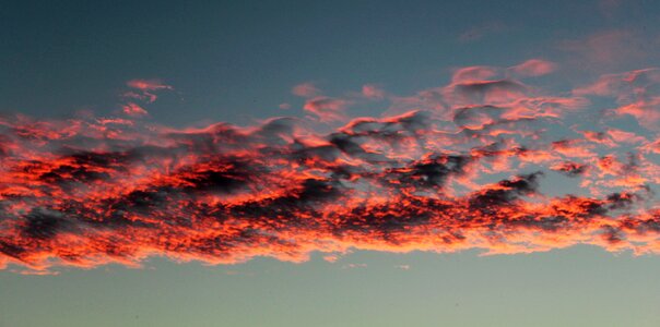 Orange cloud aurora flamboyant cloud