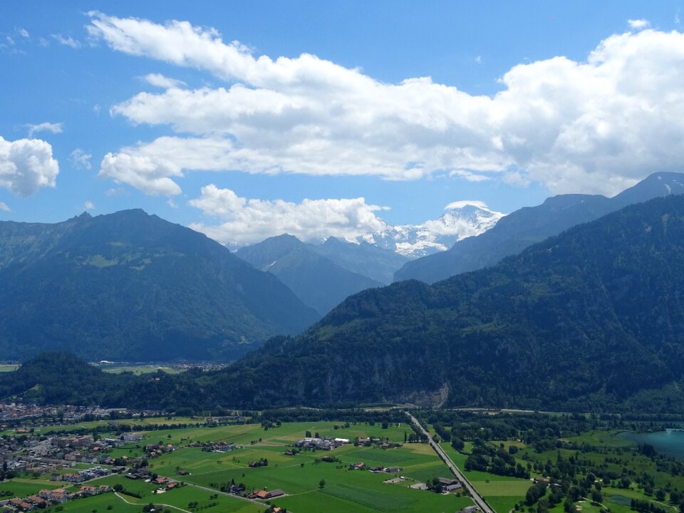 Interlaken lake clouds