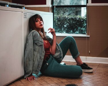 Laundry photo shoot vintage