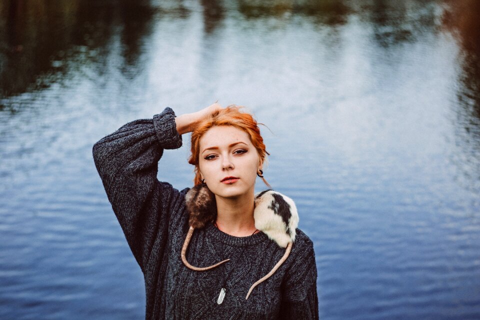 Portrait river water