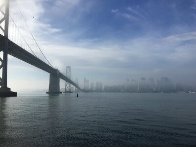 Bridge bay ocean photo