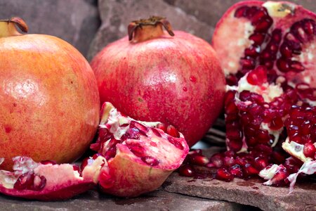 Fruit cores red