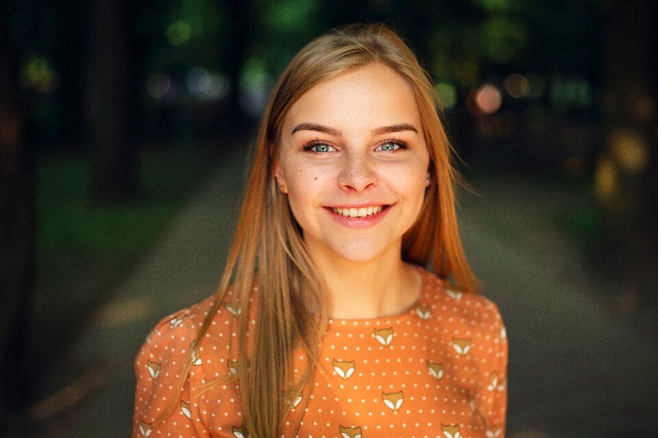 Model person portrait