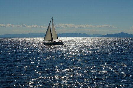 Ship water sailboat photo