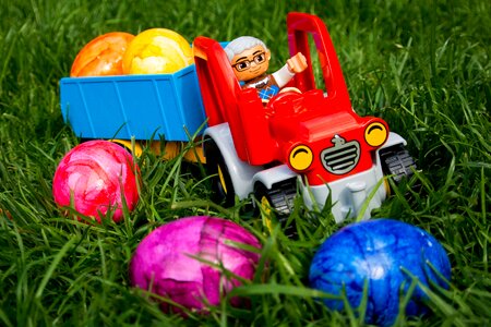 Duplo tractor harvest