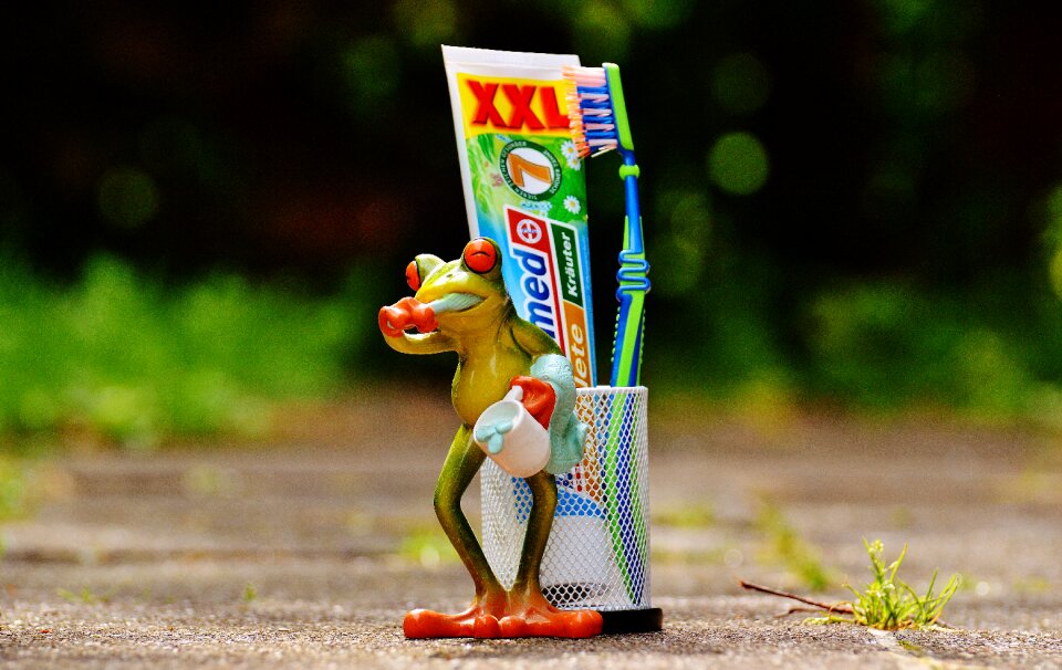 Brushing teeth hygiene clean