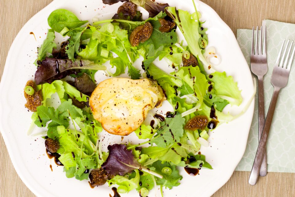 Leaf lettuce vegetarian delicious
