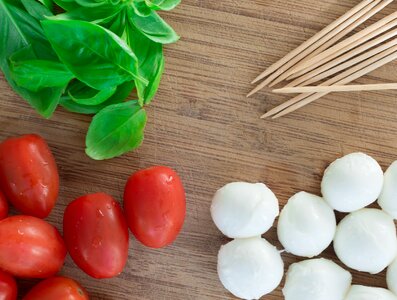 Tomato basil kitchen photo