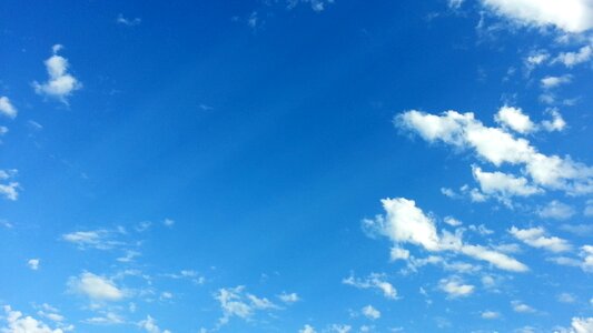 Clouds blue sky background bright photo