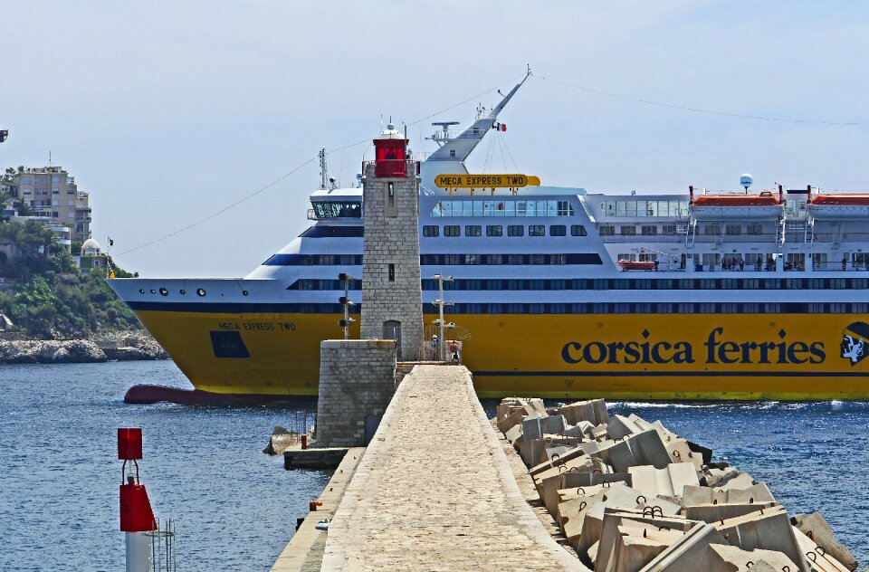 Corsica ferry enema mole