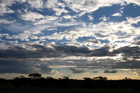 Clouds dusk travel