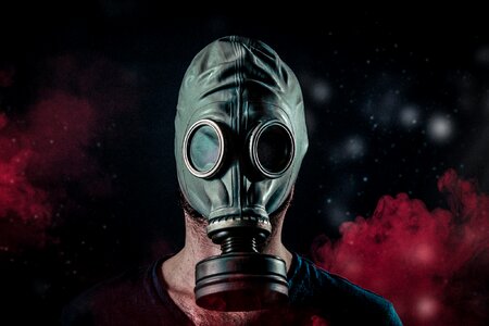 Chemical face war photo
