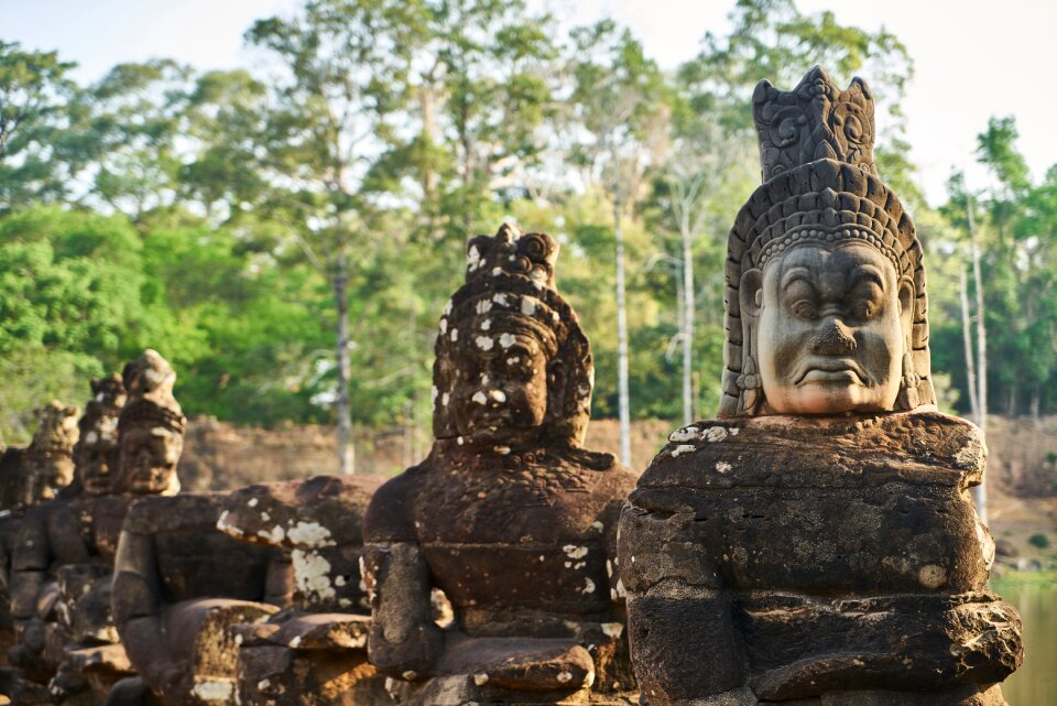 Buddhist asian cambodia