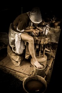 Worker manufacturing hand