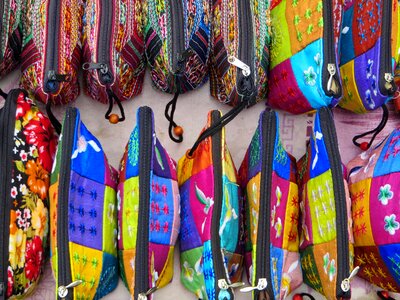 Market crafts blue