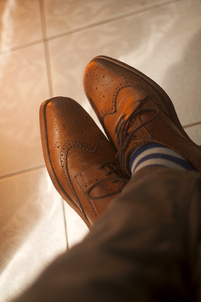 Full grain derby formal