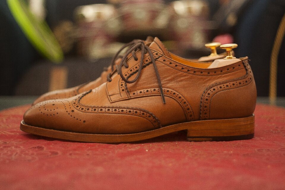 Full grain derby formal