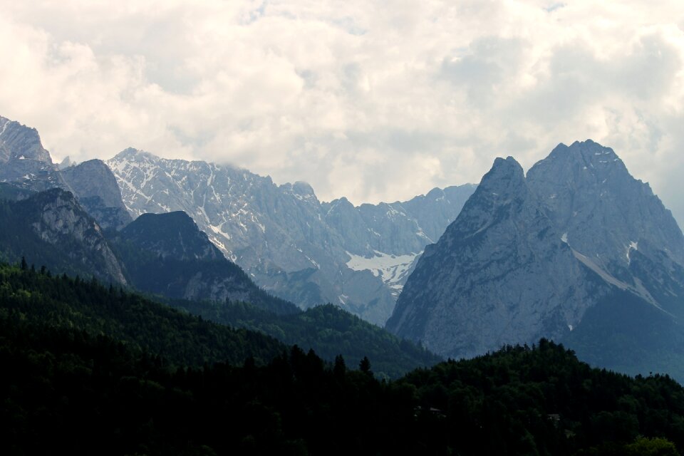 Mountains rock forest