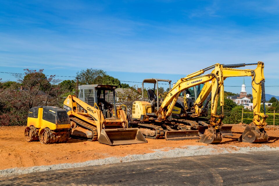 Machinery equipment work