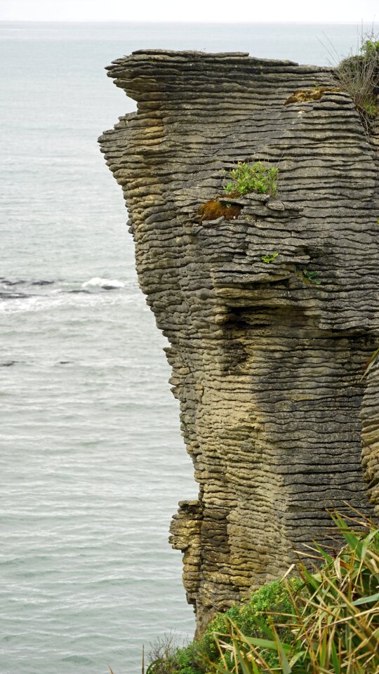 West coast south island cliff