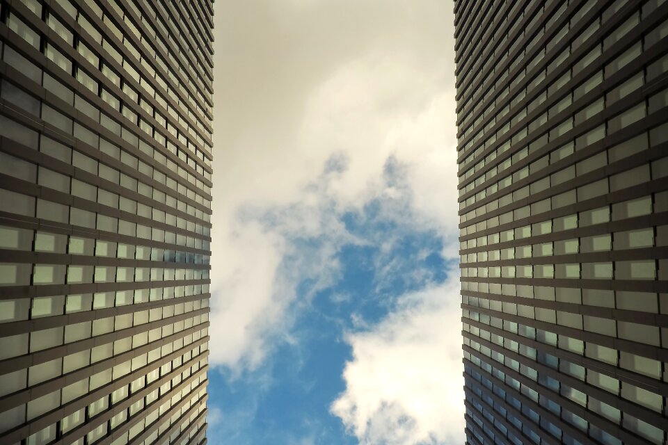 Modern skyline city