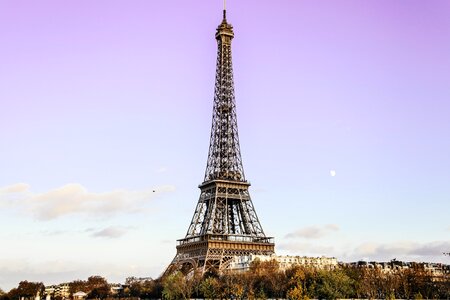 Eiffel tower high landmark photo