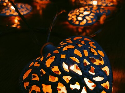 Lights hearts love