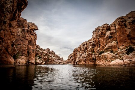 River rocks scenic photo