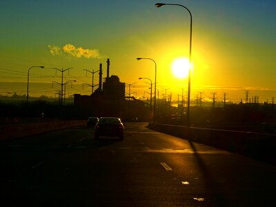 Sunrise skyway bridge