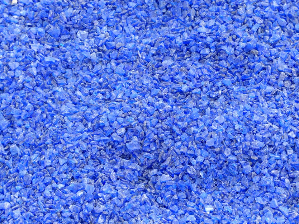 Glass stone broken purple