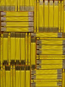 Yellow wood mosaic